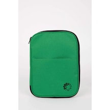 Defacto Peppythings x DeFacto Tablet Çantası D8789AXNS Yeşil