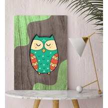 Bk Home Baykuş Tasarımlı Kanvas Tablo 30X50Cm-3