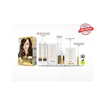 Gold Serisi 24k Altın Parçacıklı Serum İle 1 Kutu 2 X 50 Ml Ve Geliştiriciler Saç Boyası Çikolata Kahve 6.7