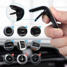 Havalanndırma Izgarasına Takılabilen Mandallı Mıknatıslı Oto Araç Içi Manyetik Telefon Tutucu 5615