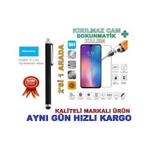 Huwaei Mate 20 Lite 9H Temperli Kırılmaz Cam + Dokunmatik Kalem (496813535)