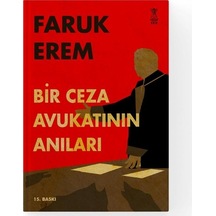 Bir Ceza Avukatının Anıları-Faruk Erem