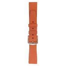 Fro Lw38-43 20 Mm Hakiki Deri Safiano Turuncu Kordon Gold Toka