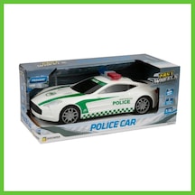 Bezos 1:16 Işıklı Ve Sesli Polis Arabası Dmc