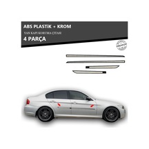 Bmw E90 Yan Kapı Koruma Çıtası Plastik + Krom