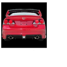 Honda Civic Fd6 2006-2012 Uyumlu Kırmızı Ön-arka-direksiyon Logo Set