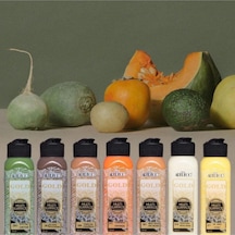 Multi Surface Akrilik Boya 140 Ml X 7 Renk Set Balkabağı Renkli