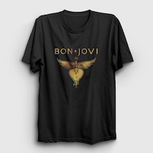 Presmono Unisex Hits Bon Jovi T-shirt Siyah