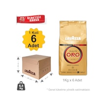 Lavazza Qualita Oro Çekirdek Kahve - 1 Koli 6 x 1 KG