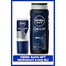 Nivea Men Erkek Roll-on Deodorant Derma Control Clinical 50 ML+Deep Dimension Duş Jeli 500 ML Damat Çeyizi