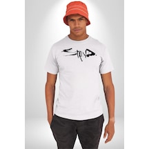 Staind Unisex Unisex Beyaz Organik Baskılı T-shirt Penye Yüksek Kalite Beyaz