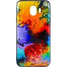 Nettech Samsung Galaxy J400 J4 Uyumlu Desenli Seri Arka Koruma Kılıf Karışık/çok Renkli