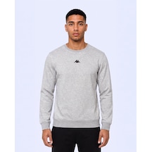 Kappa Carlo Erkek Gri Regular Sweatshirt