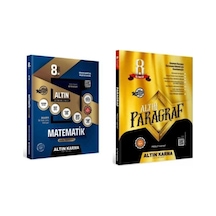 Altın Karma Yayınları 8.sınıf Matematik Etkinlikli Soru Bankası + Paragraf Soru Bankası