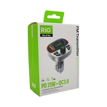 Pd 25w Qc3.0 Fm Transmitter Çok Fonksiyonlu Araç Şarj Cihazı