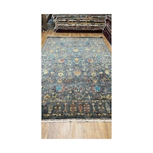 El Dokuma Afghan Halısı Gri
