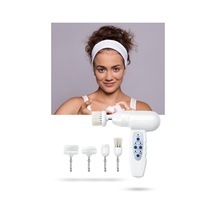 Portable Electronic Yüz Temizleme Seti Adaptörlü Frimatör Brush Fırça