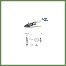 Bezos Super Light H1 Halojen Far Ampülü 12 Volt 60-55 Watt Hb006