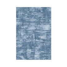 Kartela Halı Riva Halı Kaymaz Taban Makinede Yıkanabilir Halı Mavi - 180 X 270 Cm