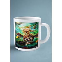 Summoners War Oyun Baskılı Kupa Bardak Çift Taraflı Baskı Kişiye Özel Model 3 Çok Renkli