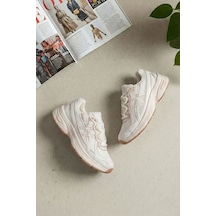 Elit Yscpx9133 Kadın Klasik Sneaker Bej Bej
