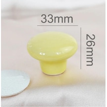 Modern Mantar Kulp Bebek Çocuk Genç Odası Çekmece Dolap Mobilya Kulpu 001