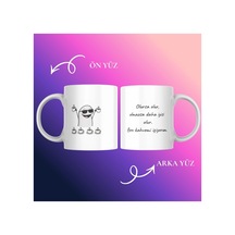 Kişiye Özel Kupa Bardak Kahve Temalı Yeni Tasarım Kahve-6 Kahve-6