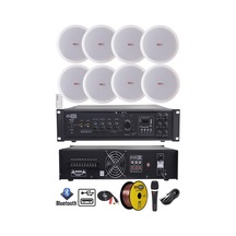 Lastvoice Maxx Paket-4 Tavan Hoparlörü ve 6 Bölgeli Anfi Ses Sist