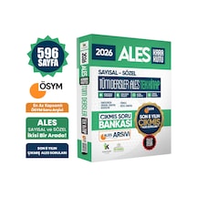 2026 Full Ales Tüm Dersler Tek Kitap Ösym Çıkmış Soru Bankası Son 8 Yıl Sadece Ales Pdf/video Çözümlü