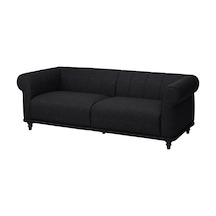 Ikea Antrasit Lüks Kanepe - 3'lü Kanepe