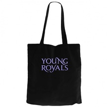 Young Royals Siyah Kanvas Bez Çanta