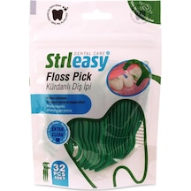 Strleasy Kürdanlı Diş İpi Floss Pick 32'li