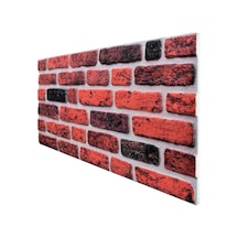 5 Adet X Tuğla Desenli 3D Strafor Köpük Duvar Kaplama Paneli (446785646)