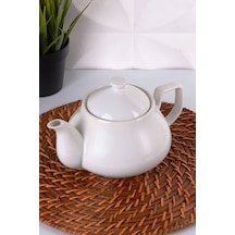 Beyaz Porselen Demlik Üstü