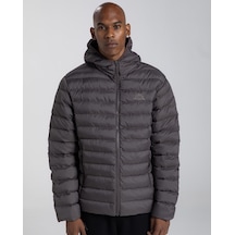 Kappa Logo Rina Puffer Erkek Kahverengi Regular Şişme Mont