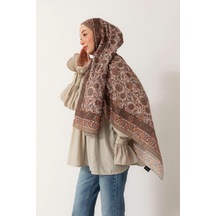 Mimiyum Soft Şal-çini Desenli - Model 3 Çok Renkli