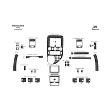 Mercedes Vito Caravan Torpido Kaplama 1999-2004 39 Parça Karbon