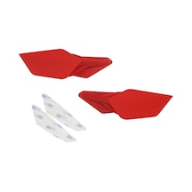 Yaleker Evrensel Motosiklet Kanatçık Seti - Abs Malzeme, 2 Adet, Aerodinamik Tasarım