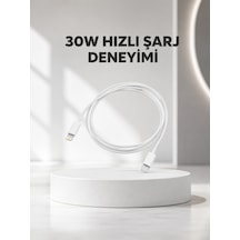Yüksek Saflıkta Bakır Çekirdekli 30w Hızlı Şarj Kablosu 3855796