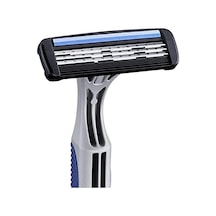 Bıc 3 Erkek Tıraş Bıçağı 6&apos Lı Blister 3 Bıçak , Birbirinden Bağımsız Hareket Edebilen 3 Bıçak, Oynar Başlık, Aloe İle Zenginleştirilmiş Kayganlaştırıcı Jel Şerit