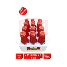 Gilaburu Suyu Nektarı 20 Gün Kullanım 1000ml 12 Adet Cam Şişe Şeker Ilavesiz