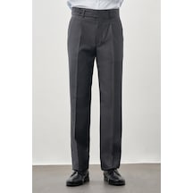 İmza Füme Duble Paça Slim Fit Pantolon 1003245171 Füme