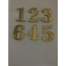 Gendec 5 Cm Altın Sarı No:123456
