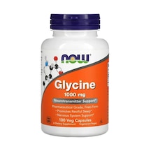 Now Foods, Glycine, 1,000 Mg, 100 Veg Capsules