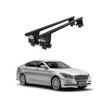 Royal Hyundai Genesis 2015-2016 Uyumlu Siyah Ara Atkı Port Bagaj Tavan Barı