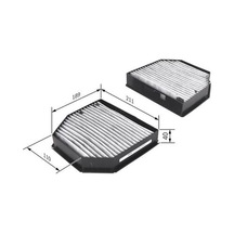 Bosch 1987435508 Polen Filtresi Karbonlu W461 03 W463 15 R230 01 12 R199 04 2308300418