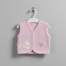 Gaye Bebe Bebek Yelek 4488 Pembe