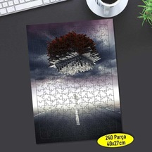 Işıklı Yolda Ters Şehir 240 Parça Puzzle Yapboz-320530445
