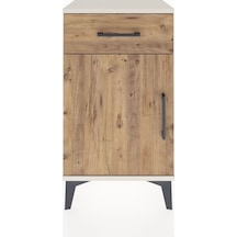 Arges Komodin Tek Raflı Tek Çekmeceli Tek Kapaklı 44x30x80 Aytaşı-çam Aytası