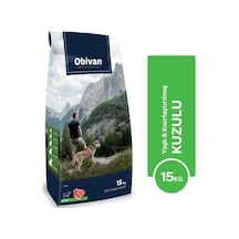 Obivan Yaşlı & Kuzulu Köpek Maması 15 Kg